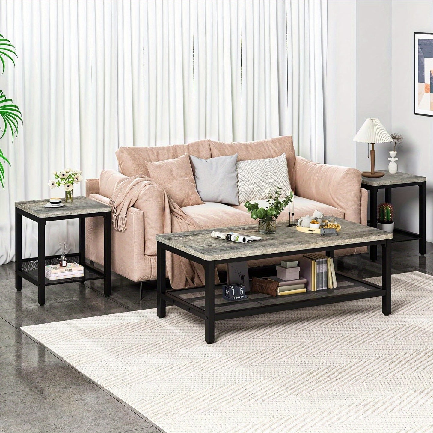 3-Piece Coffee Table Set