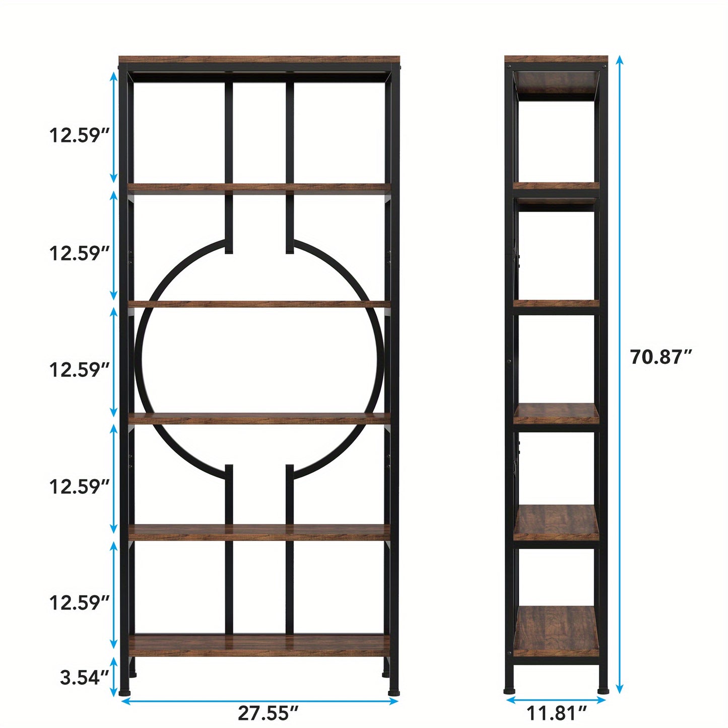 6-Tier Loft Style Storage & Display Rack
