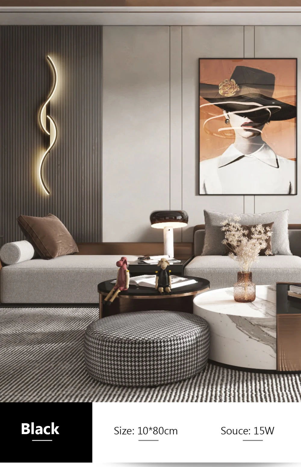 Modern Wall-Mounted LED Light