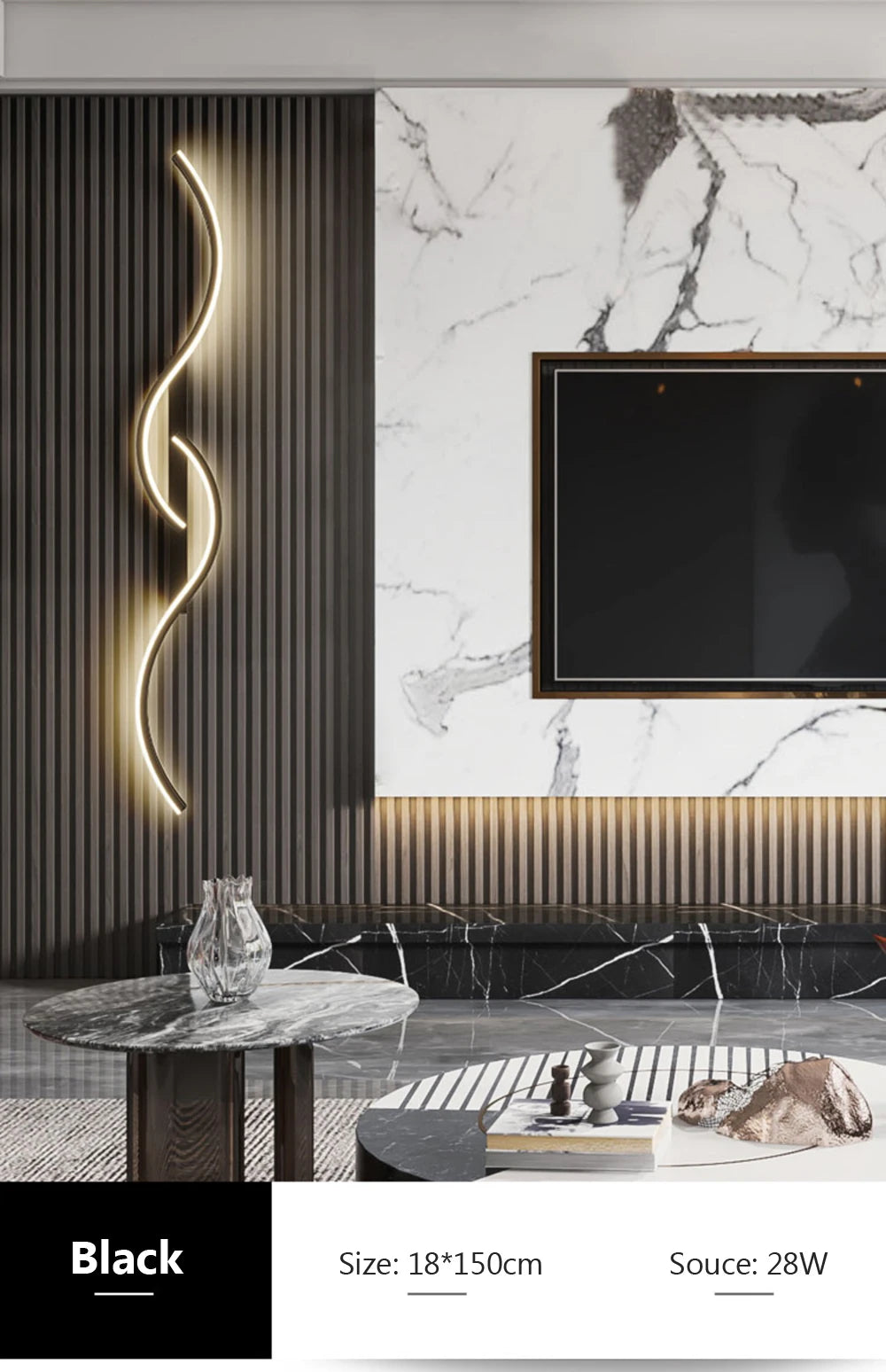 Modern Wall-Mounted LED Light