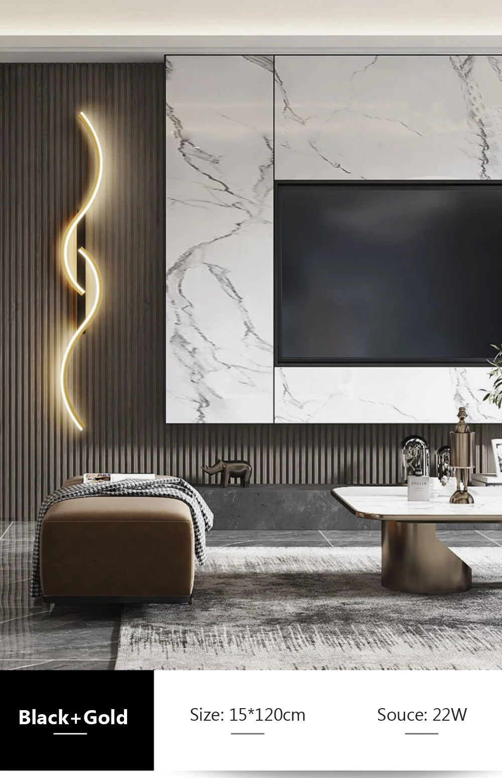 Modern Wall-Mounted LED Light