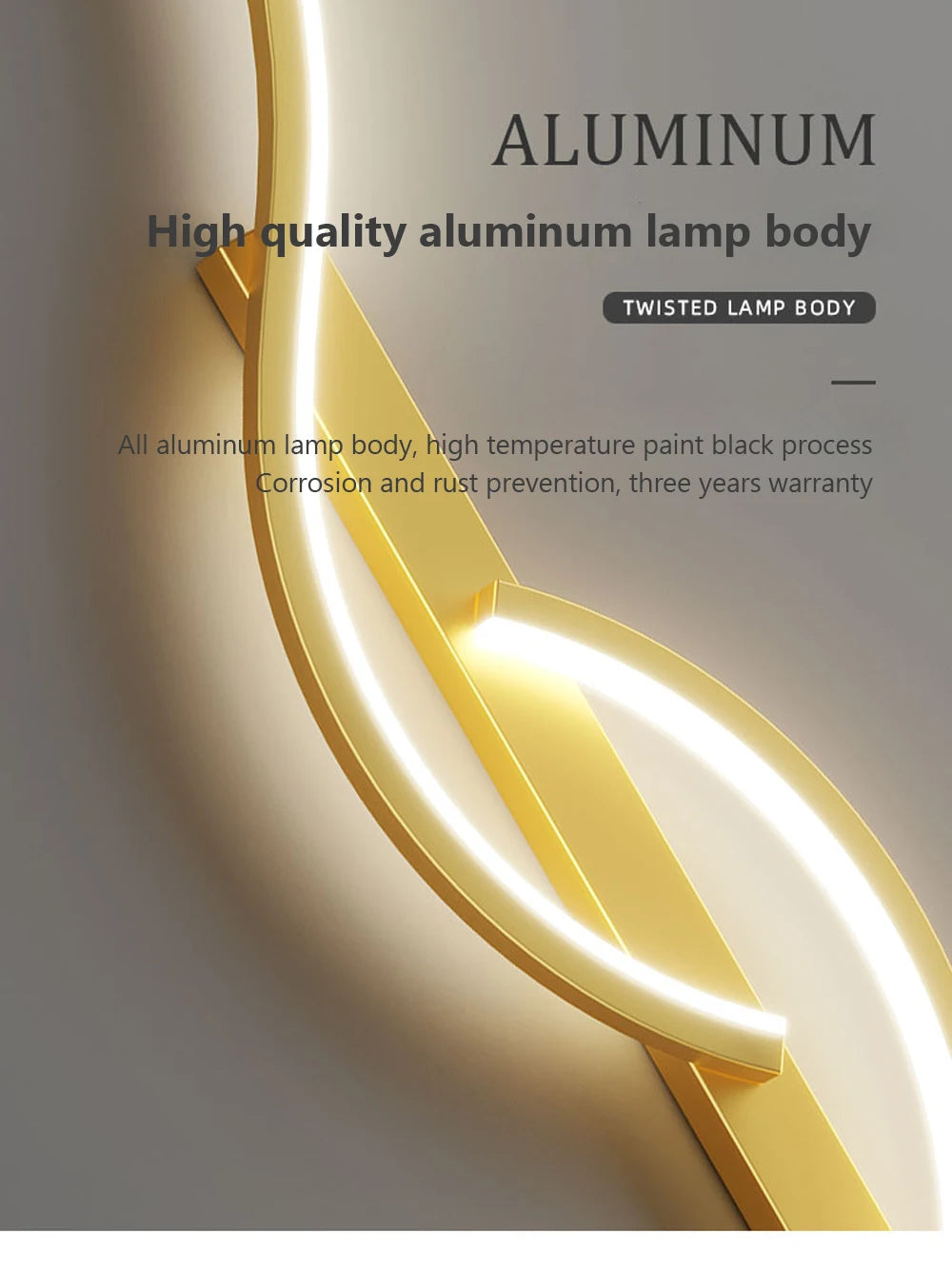 Modern Wall-Mounted LED Light