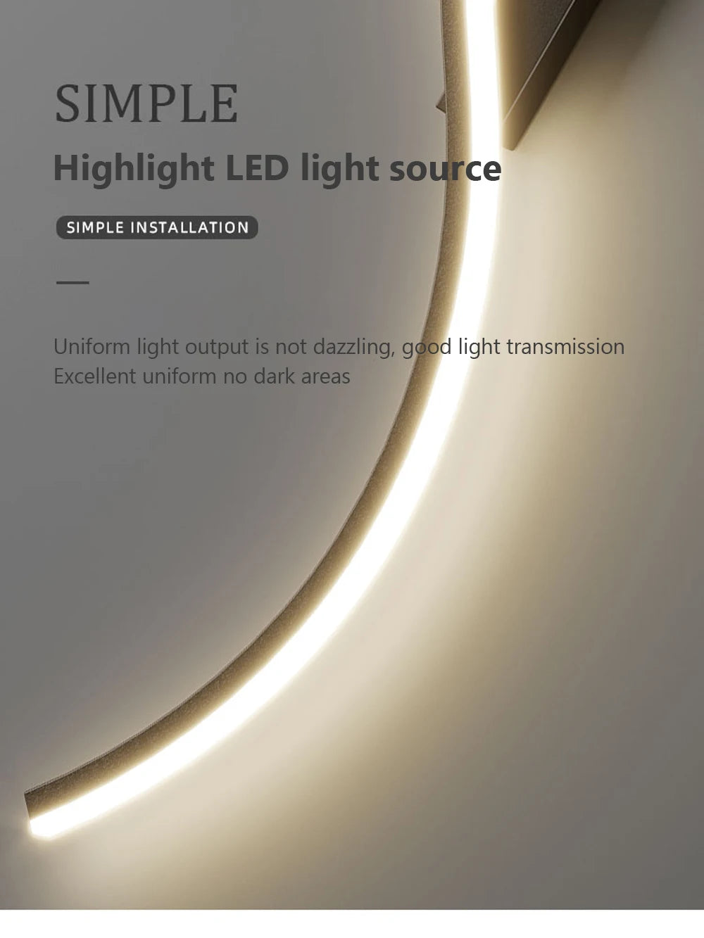 Modern Wall-Mounted LED Light