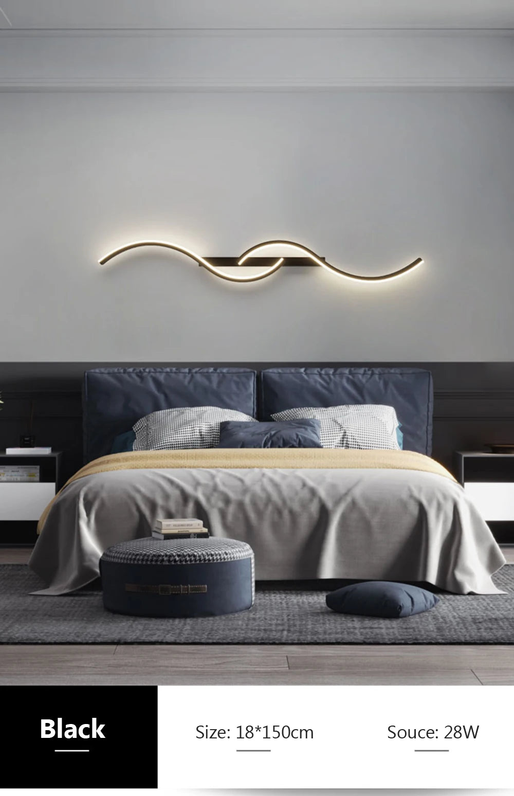 Modern Wall-Mounted LED Light