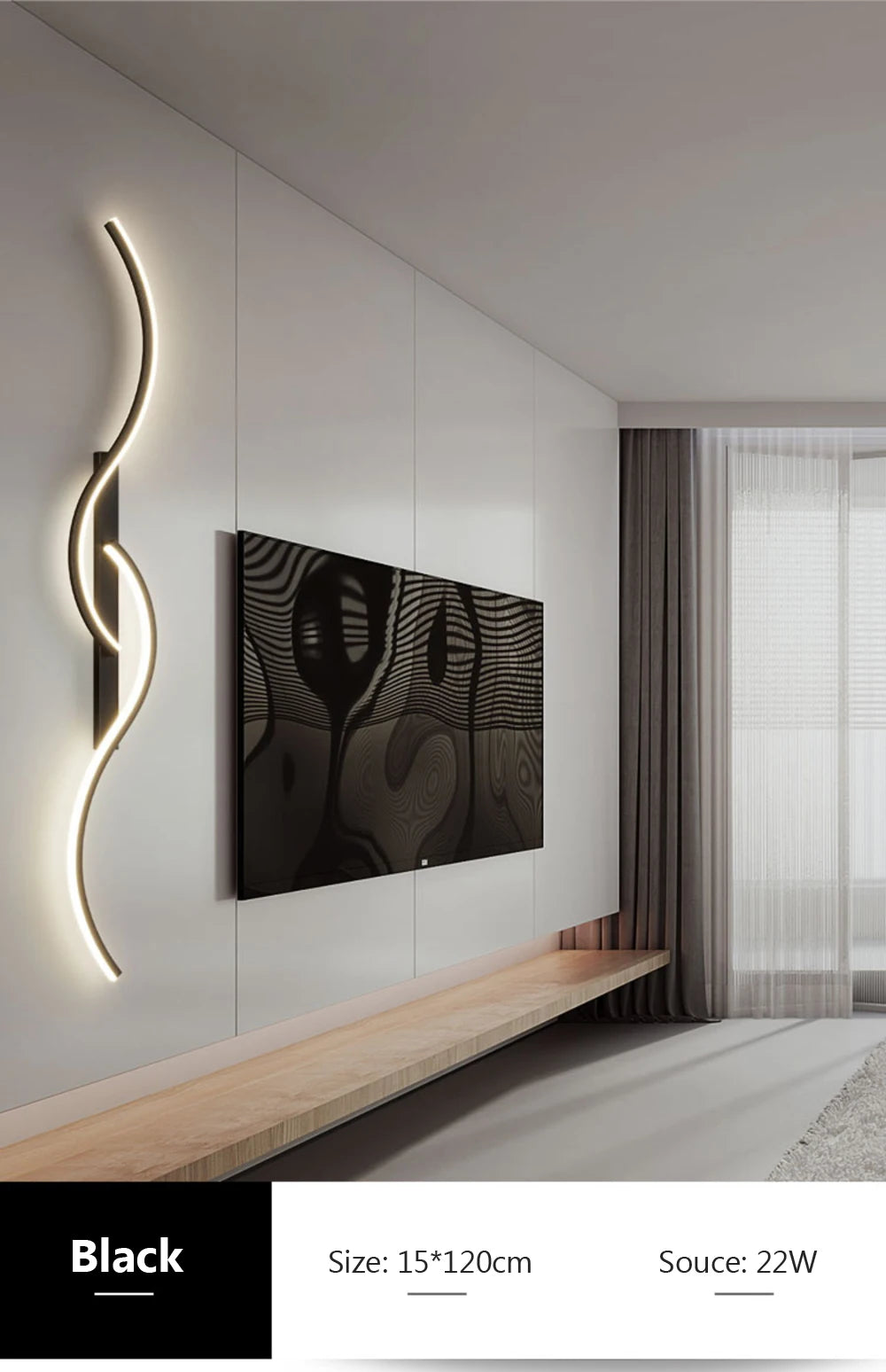 Modern Wall-Mounted LED Light