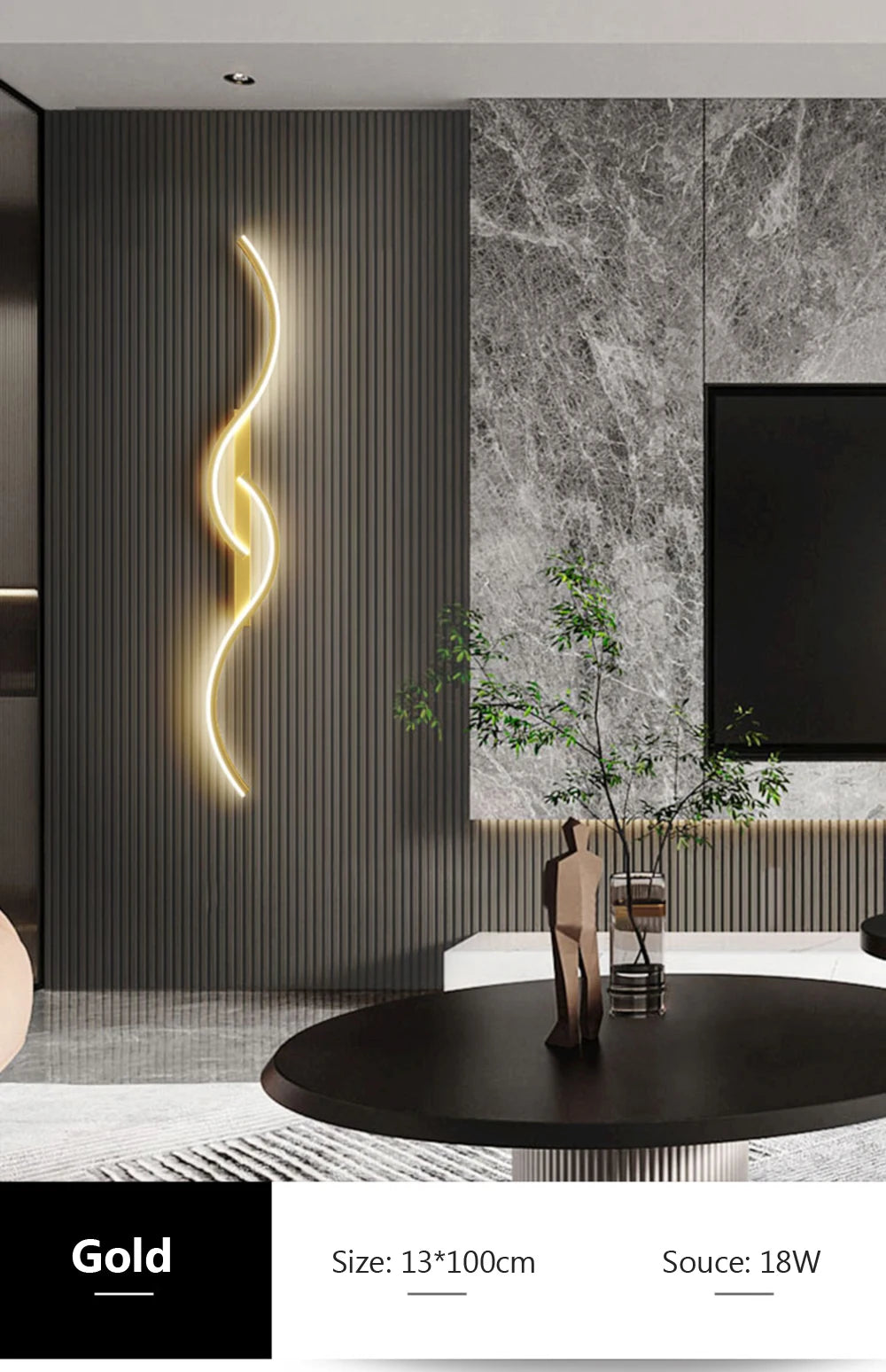 Modern Wall-Mounted LED Light