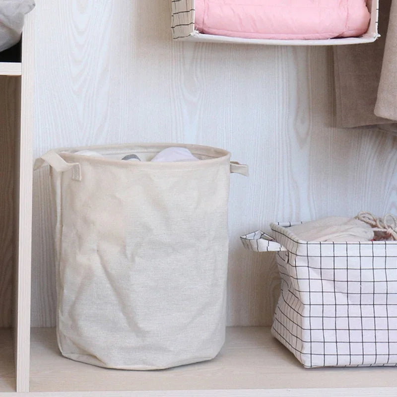 Eco-Friendly Large Foldable Laundry Basket with Handles