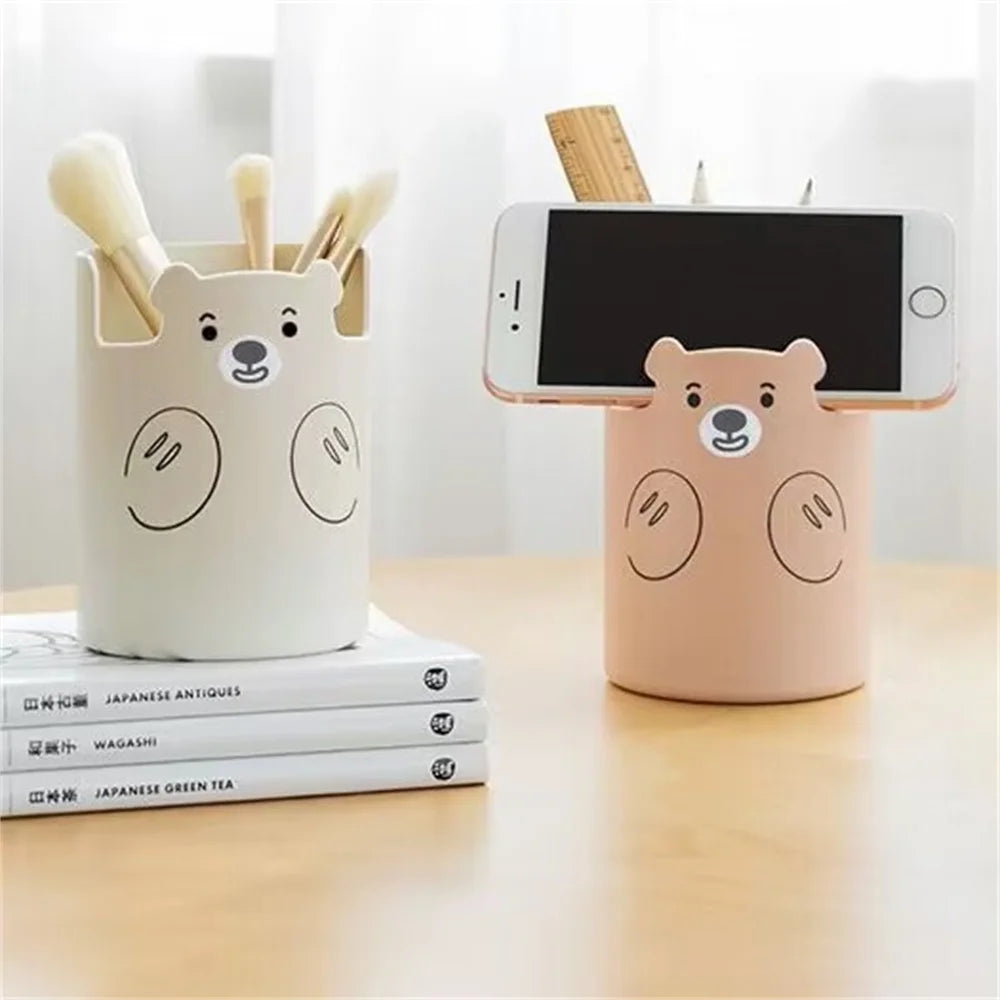 Cute Bear Pencil Holder