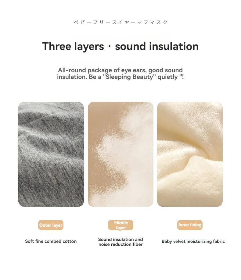 2 in 1 Noise-Reducing Sleep Eye Mask