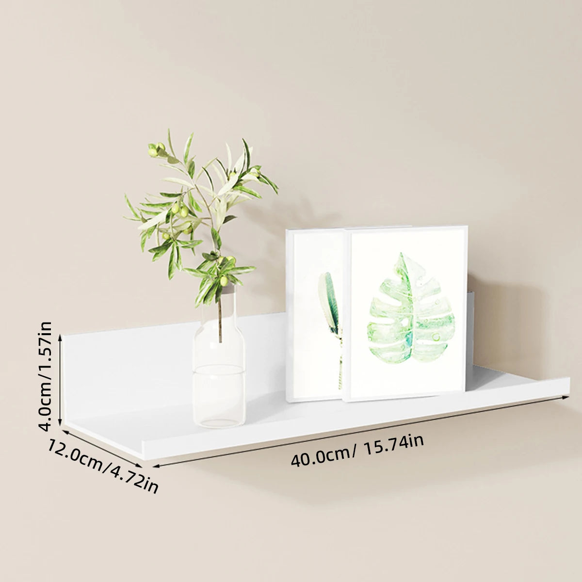 Aluminum Alloy Floating Wall Shelves