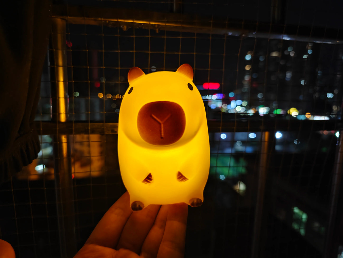Cute Capybara LED Night Light