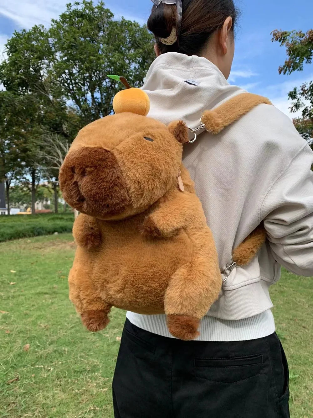 Capybara Plush Mini Backpack