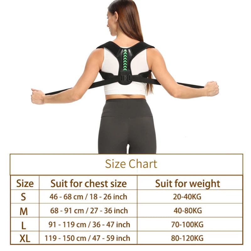 Adjustable Back & Shoulder Corrector Belt