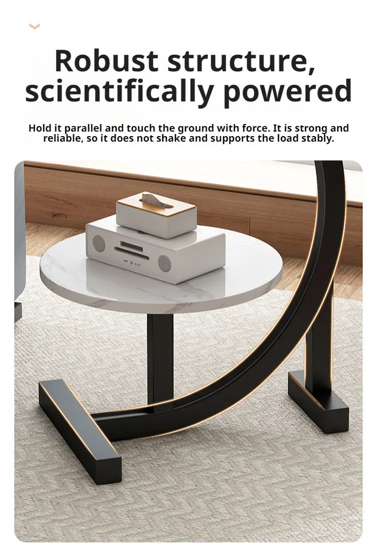 Mini Coffee Table – 2-Layer Side & Bedside Storage Table