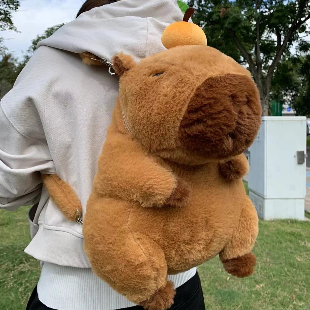 Capybara Plush Mini Backpack