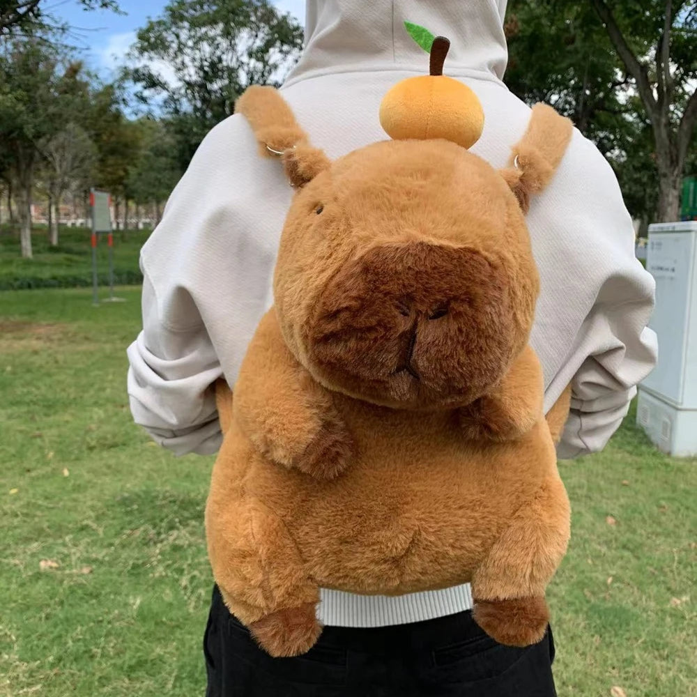 Capybara Plush Mini Backpack