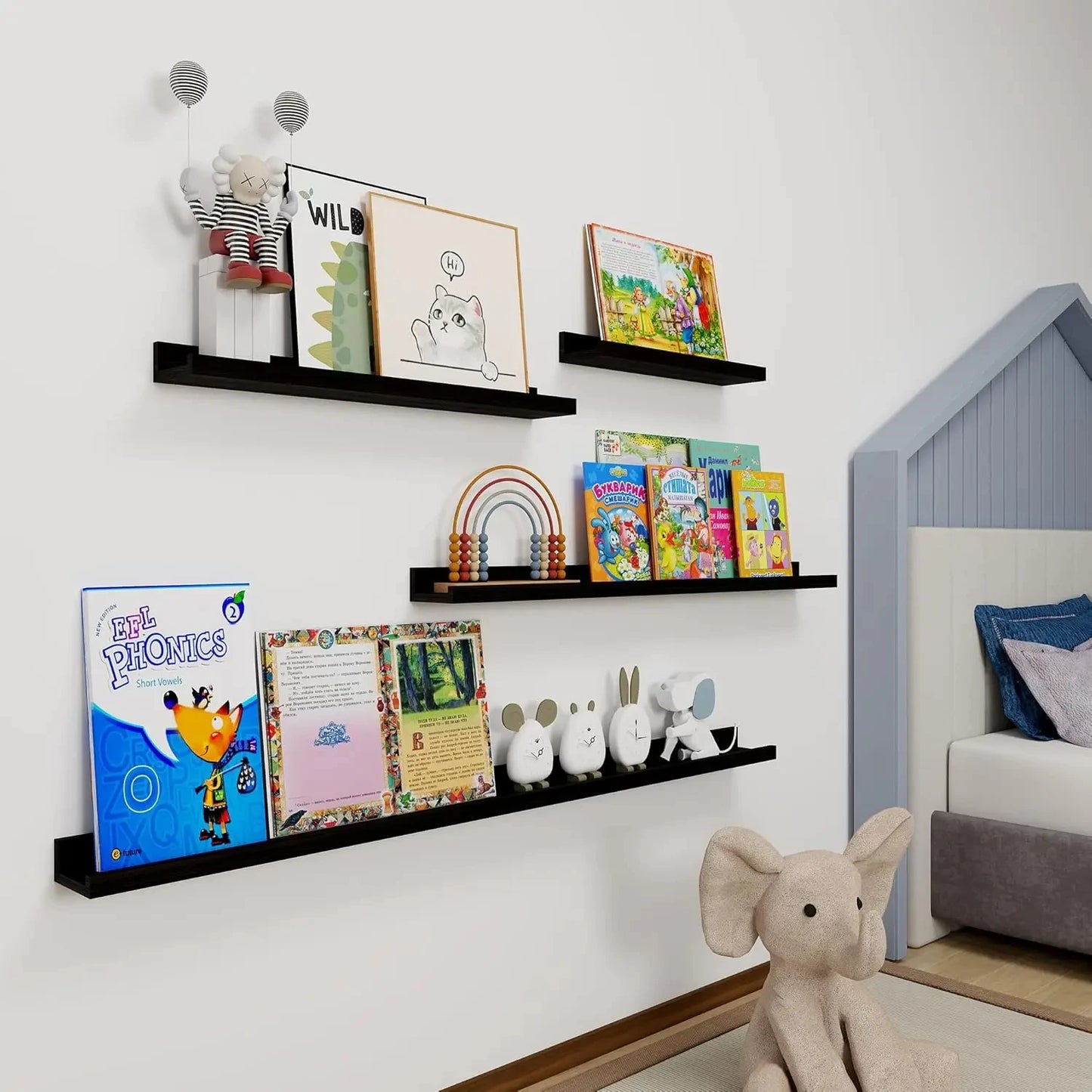 Aluminum Alloy Floating Wall Shelves