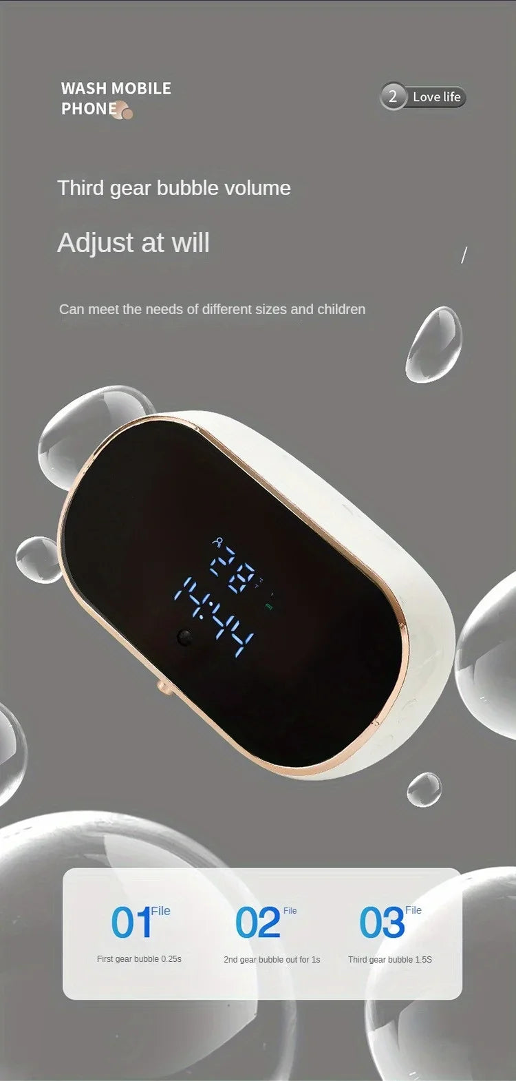 Intelligent Wall-Mounted Sensing Soap Dispenser