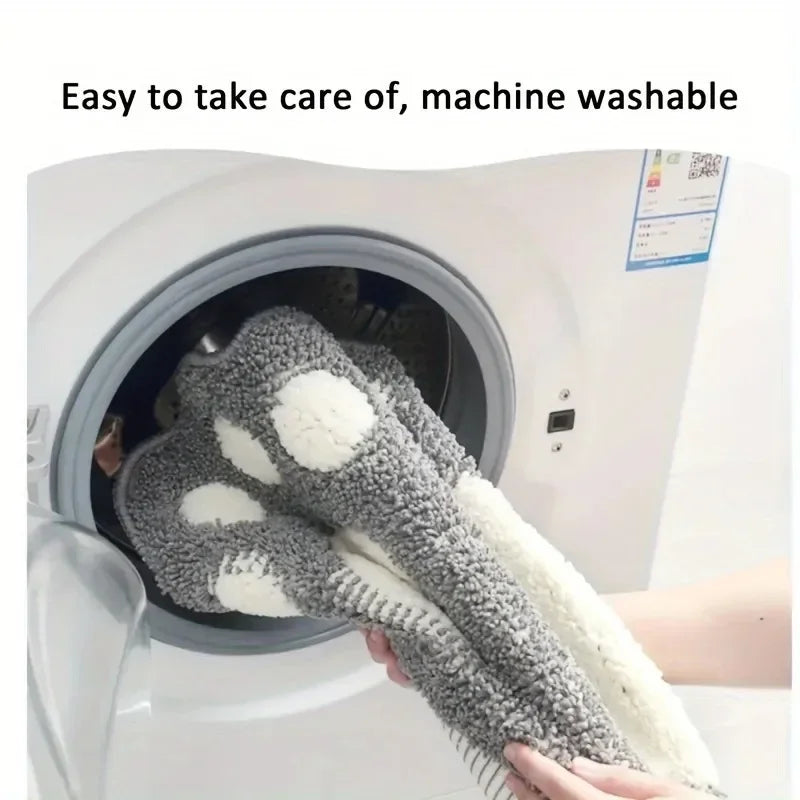 Paw Shaped Bathroom Rug