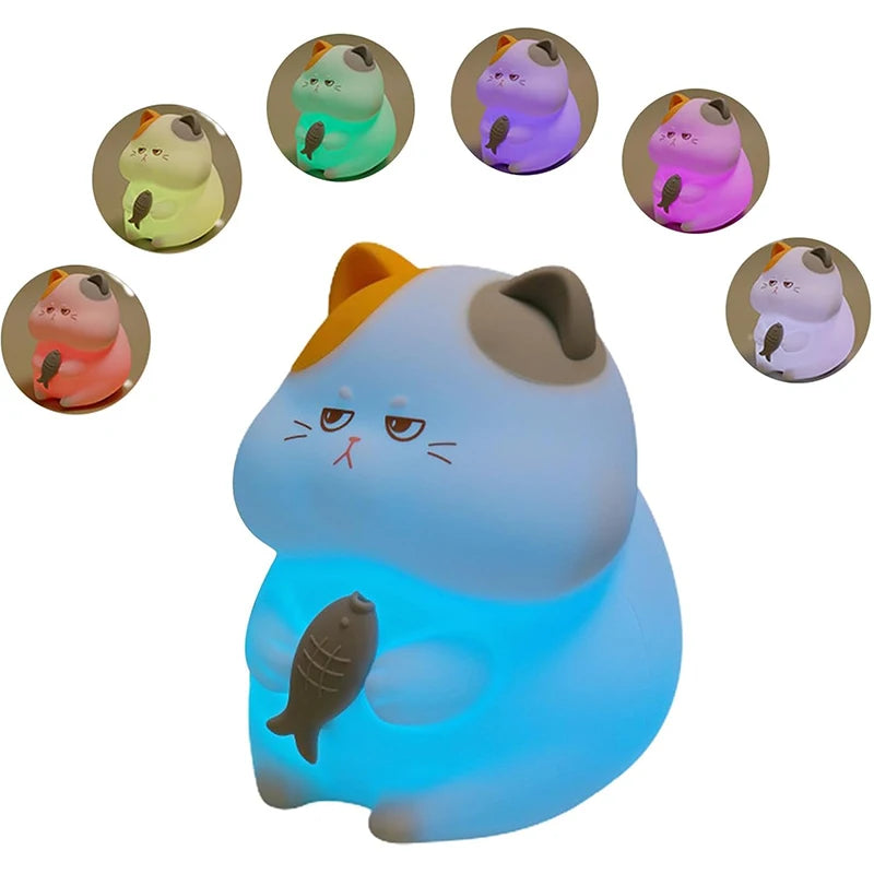 Cute LED Axolotl & Friends Night Light