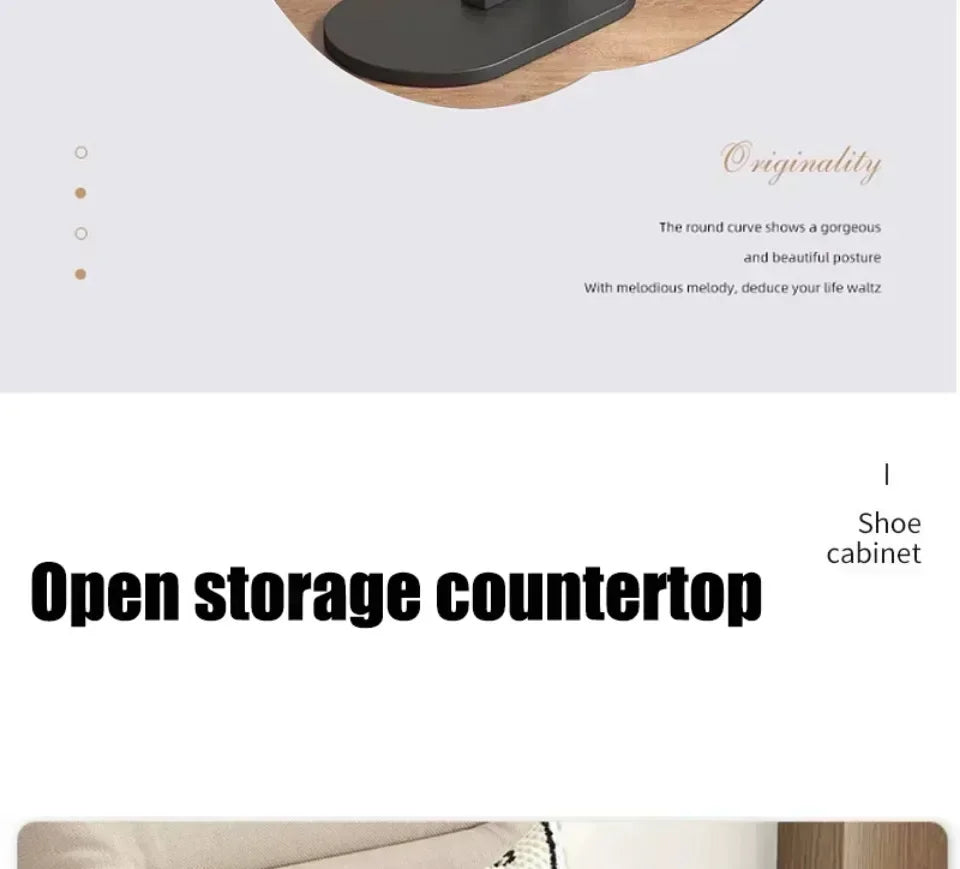 C-Shaped Side Table