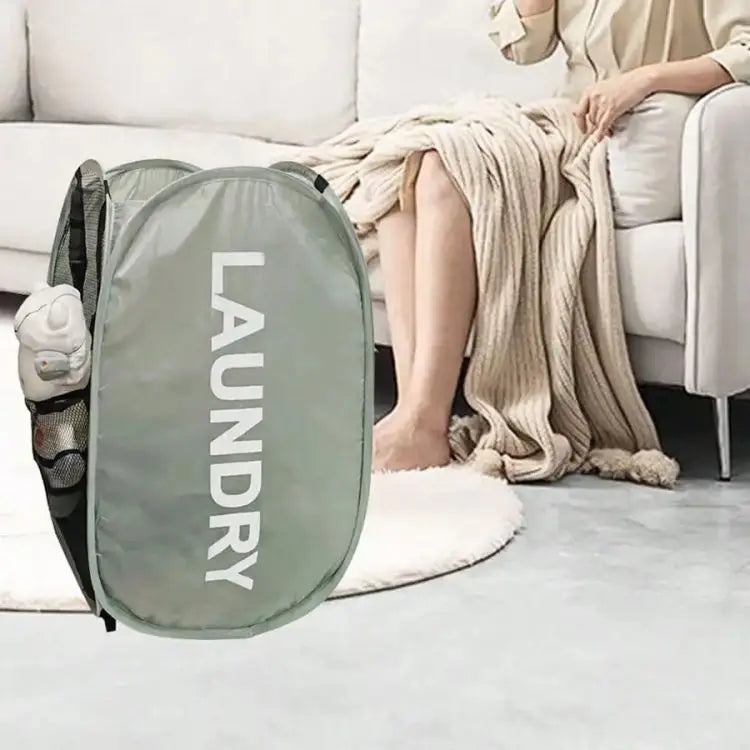 Portable Mesh Pop-Up Laundry Hamper