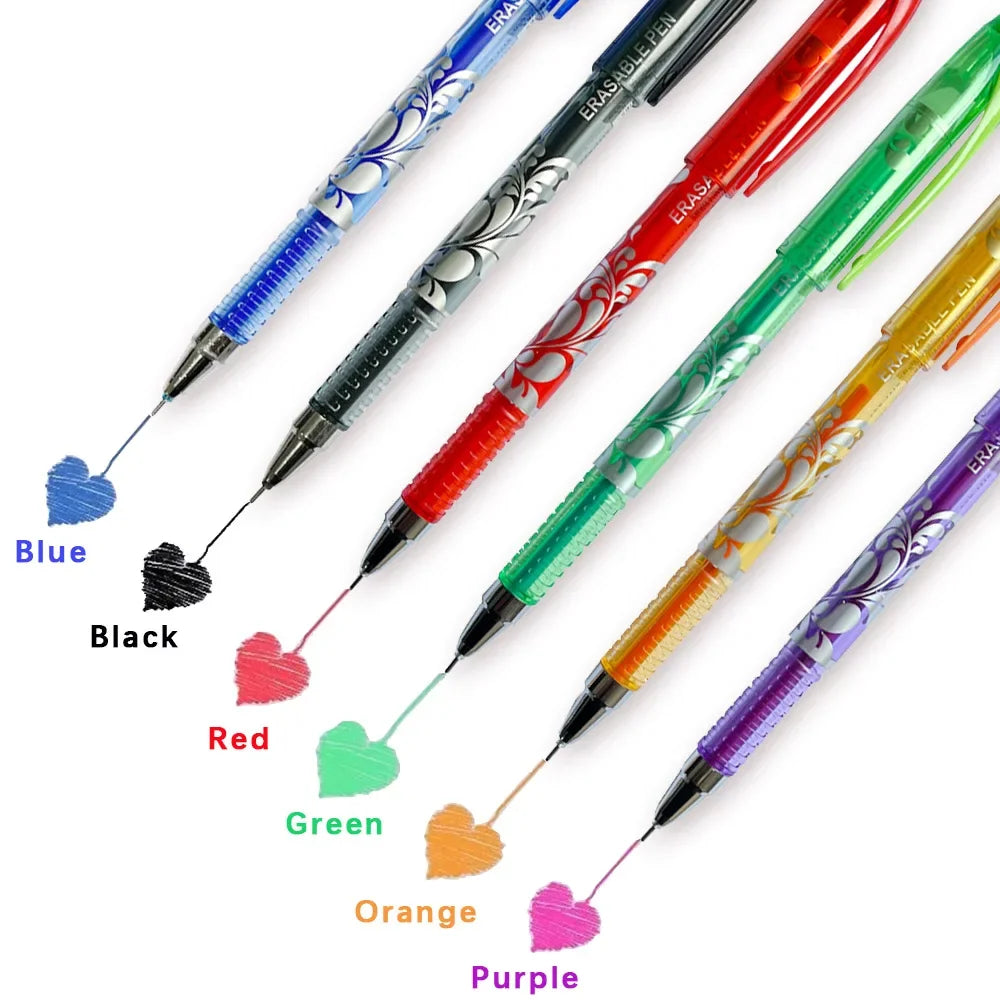 MagicWrite™ Erasable Gel Pen Set – 16-Piece Multicolor Creativity Collection (0.5mm)