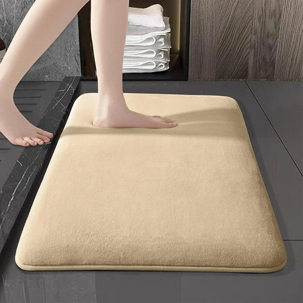 Absorbent Anti-Slip Bathroom Floor Mat