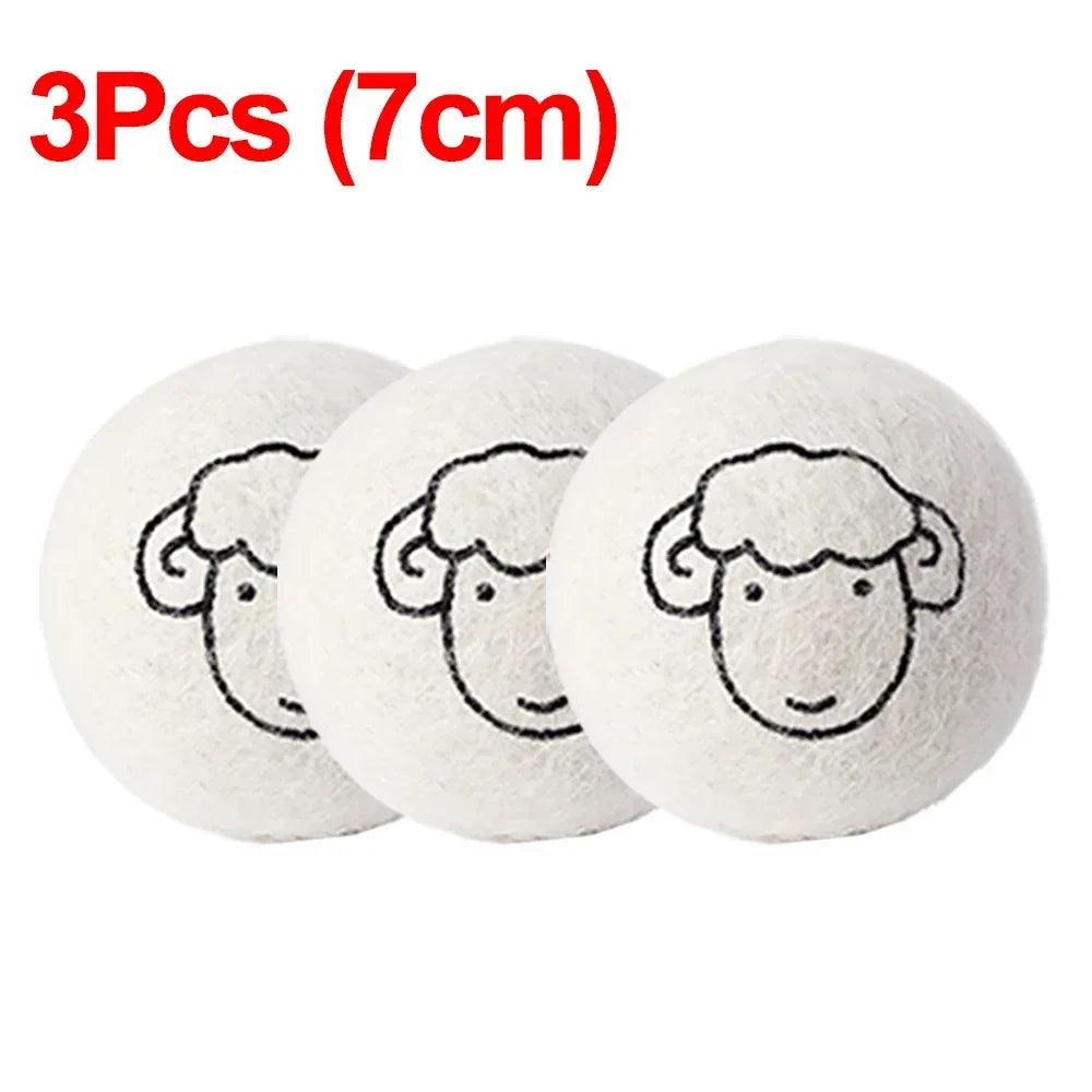 6Pcs Reusable Wool Dryer Balls