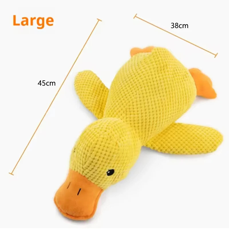 Plush Duck Squeak Toy for Dogs