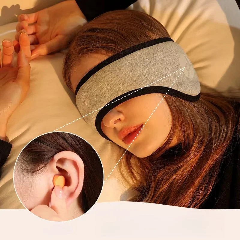 2 in 1 Noise-Reducing Sleep Eye Mask