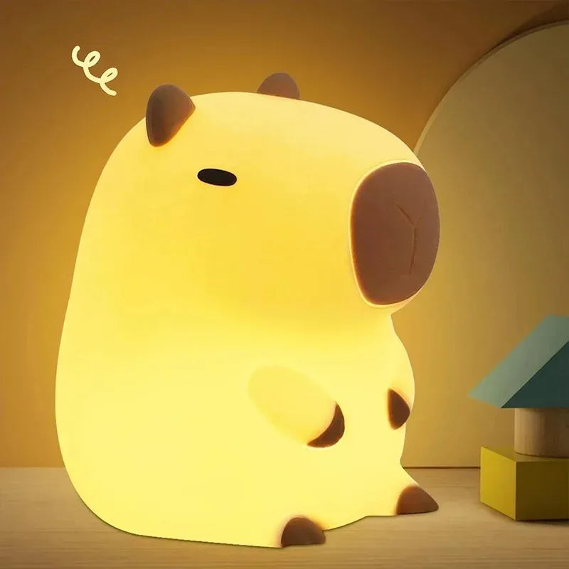 Cute Capybara LED Night Light