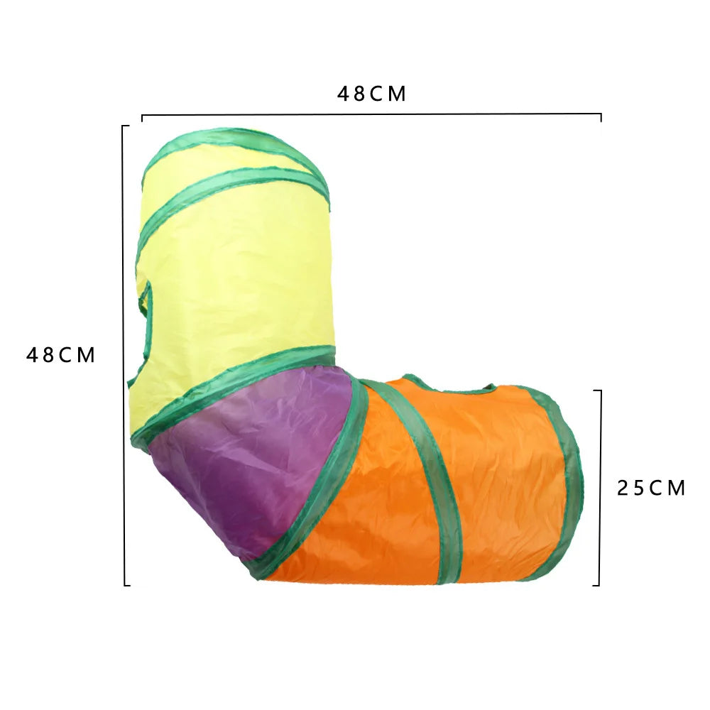 Foldable Cat Tunnel Play Toy