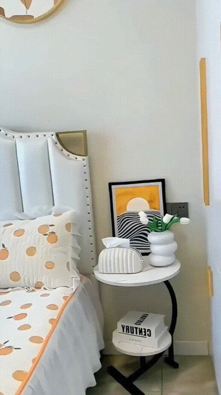 Mini Coffee Table – 2-Layer Side & Bedside Storage Table