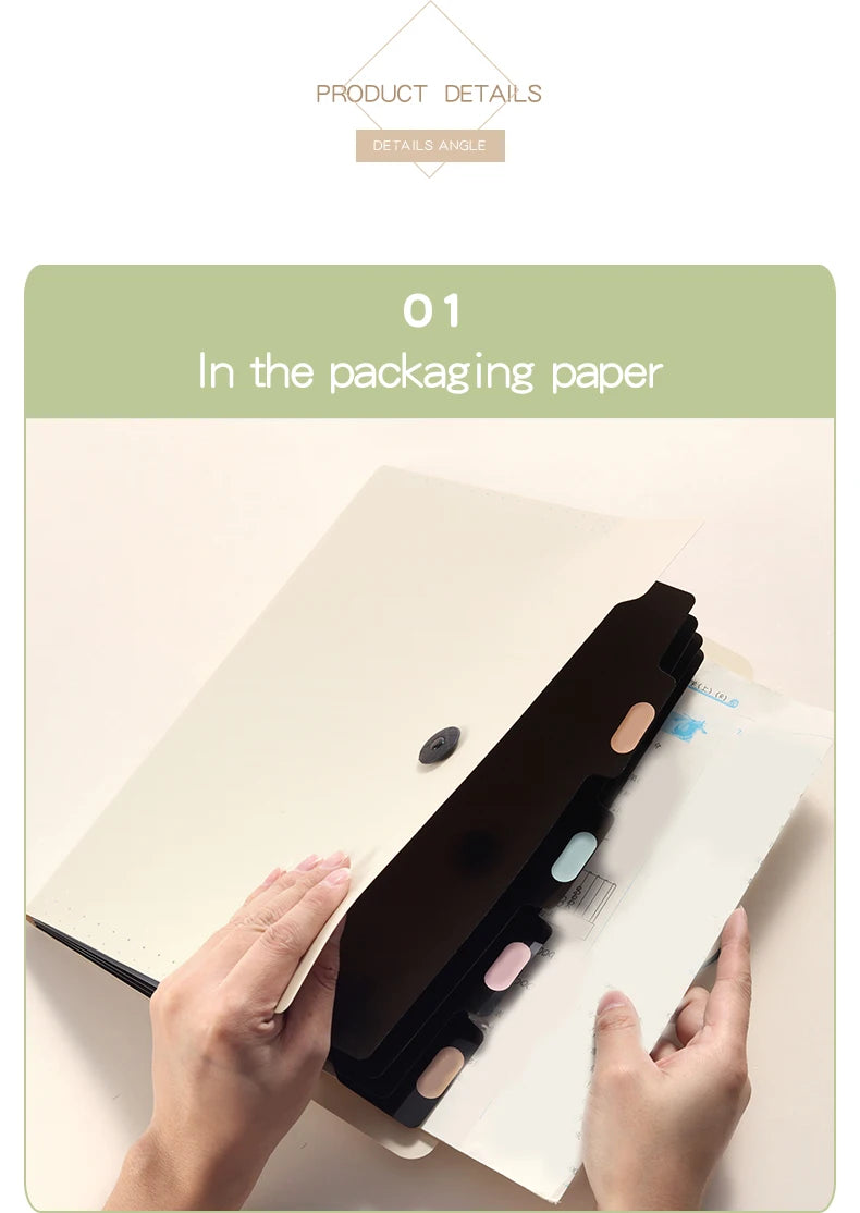 A4 Expanding File Folder