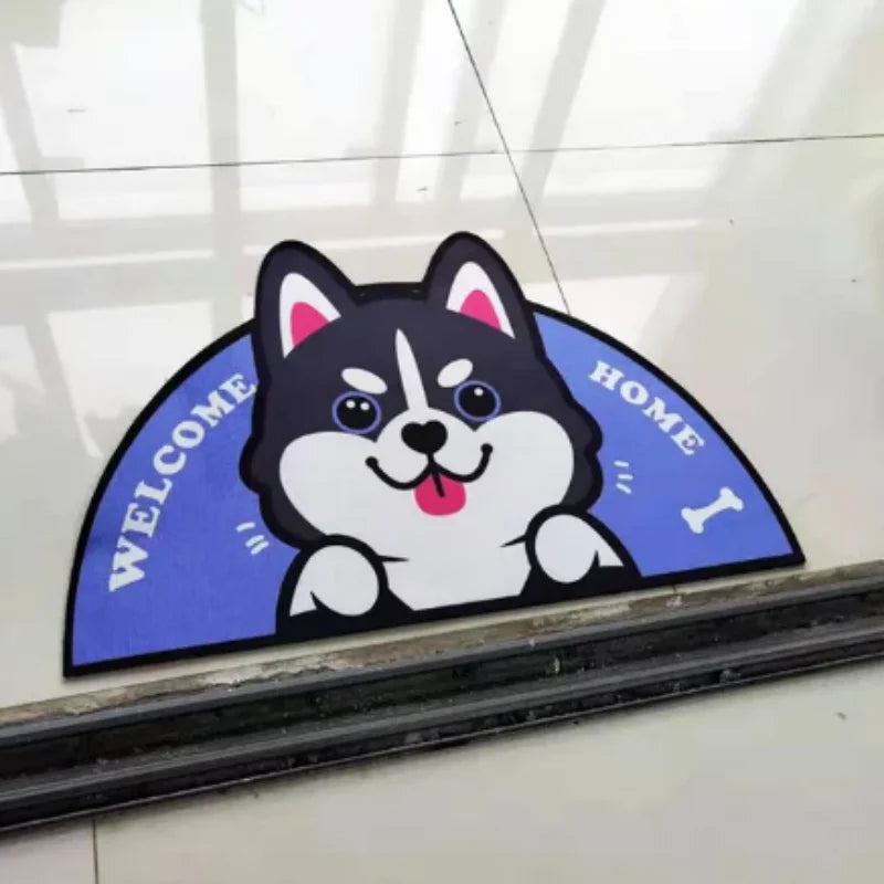 Semi-Circular Welcome Home Kitty + Husky