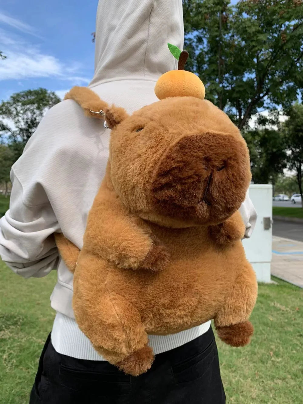 Capybara Plush Mini Backpack