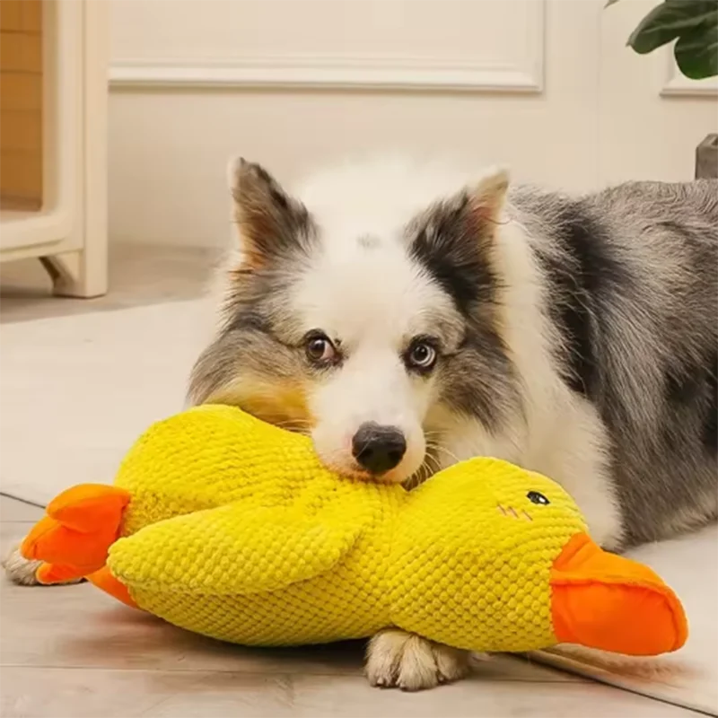Plush Duck Squeak Toy for Dogs