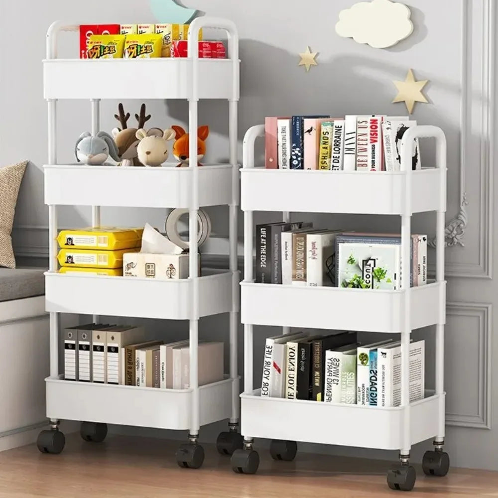 Mobile Storage Trolley – 5-Tier Organizer Cart with Wheels