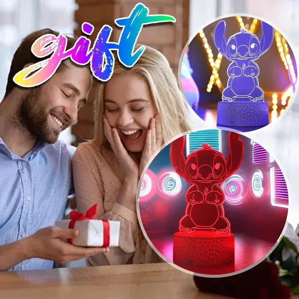3D Illusion Stitch Night Light