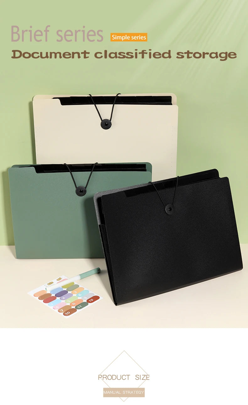 A4 Expanding File Folder