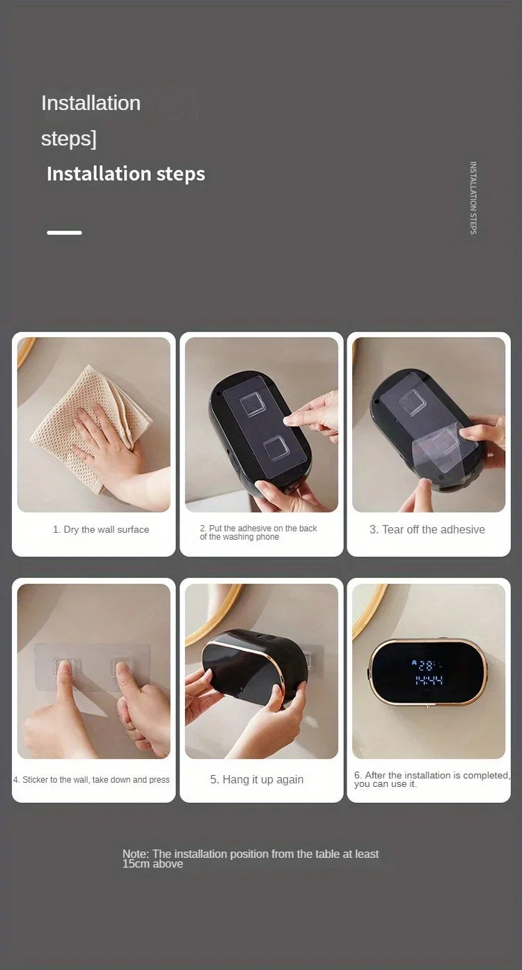 Intelligent Wall-Mounted Sensing Soap Dispenser