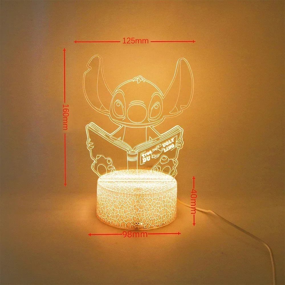 3D Illusion Stitch Night Light