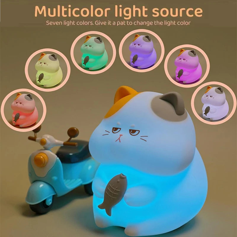 Cute LED Axolotl & Friends Night Light