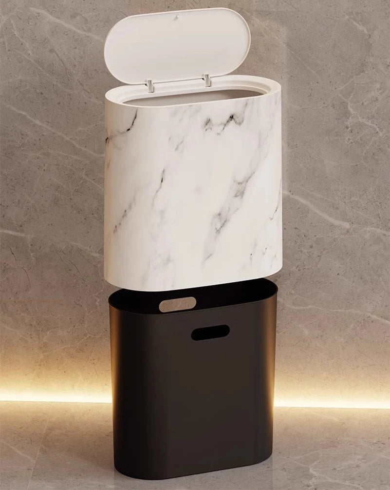 Modern Multi-Purpose Trash Can with Lid
