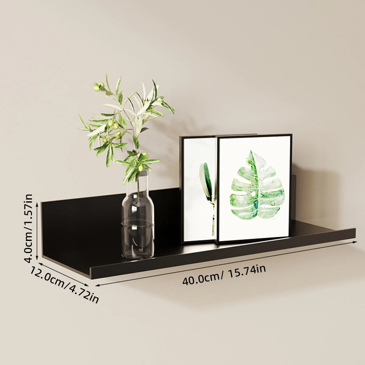 Aluminum Alloy Floating Wall Shelves