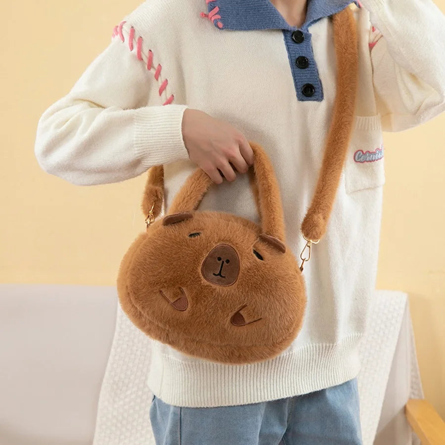 Capybara Plush Mini Backpack