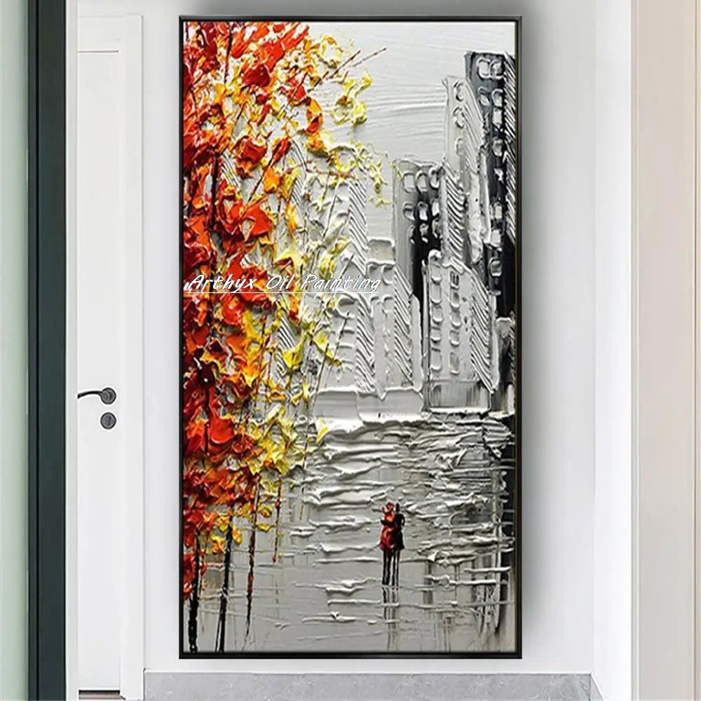 Hand-Made Thick textured Wall art