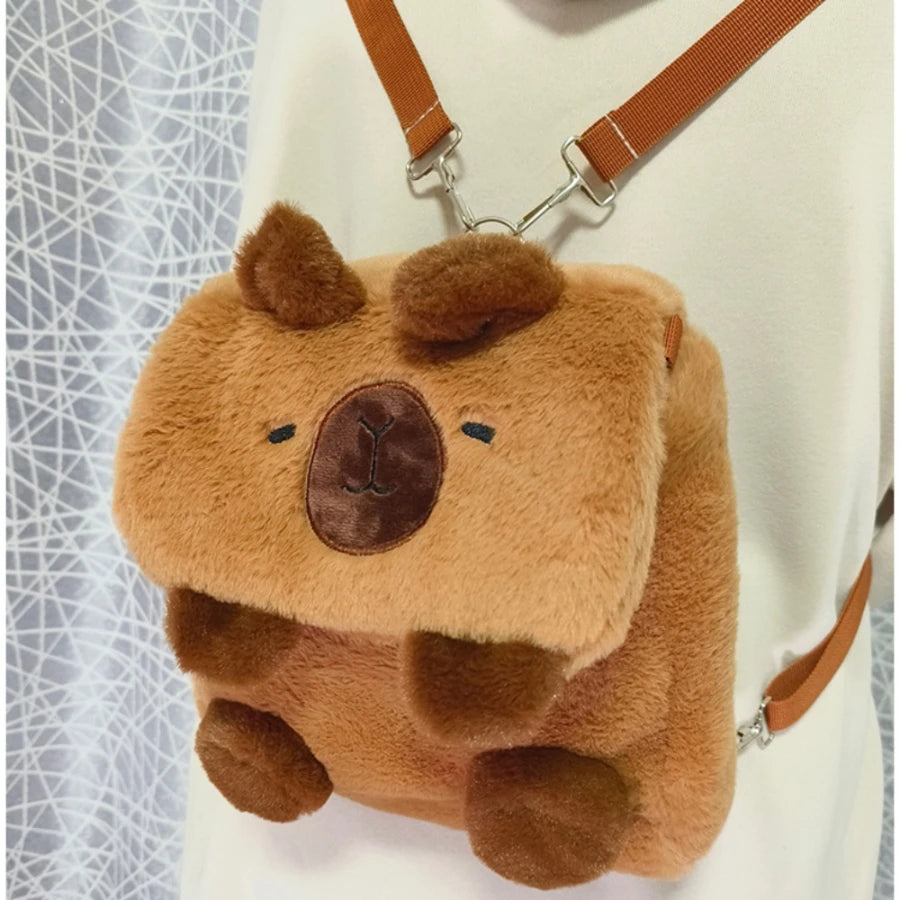Capybara Plush Mini Backpack