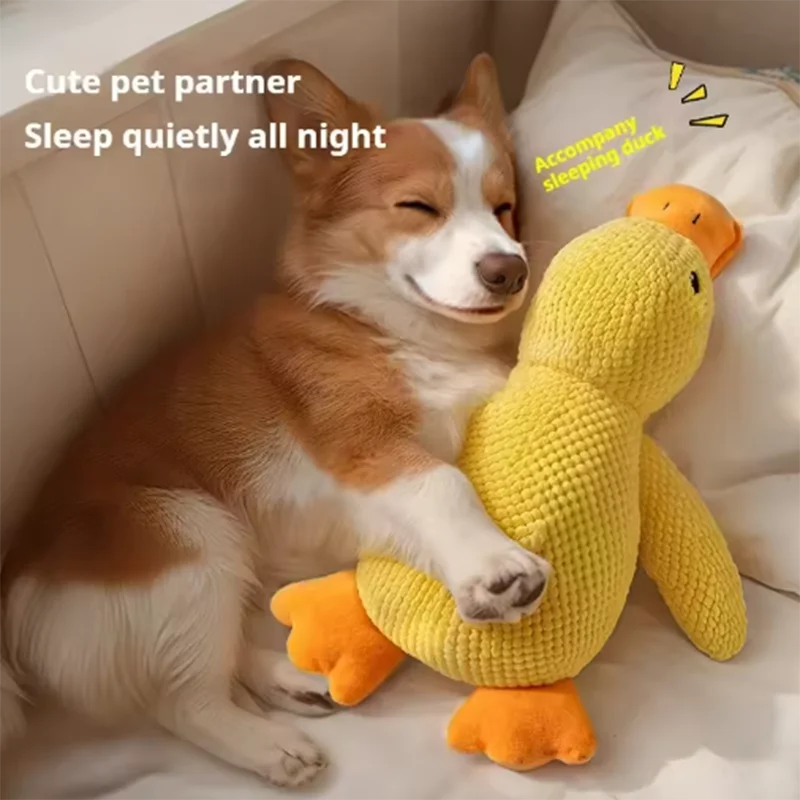 Plush Duck Squeak Toy for Dogs